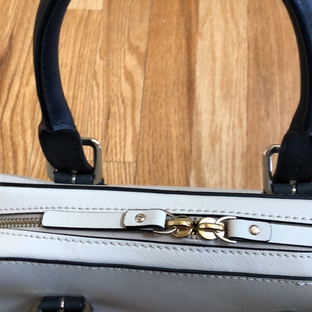 Kate Spade ♠️ Satchel bone and black - Picture 3 of 11